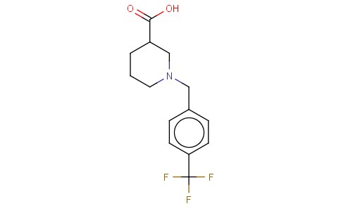 1-[4-(TRIFLUOROMETHYL)BENZYL]PIPERIDINE-3-CARBOXYLIC ACID